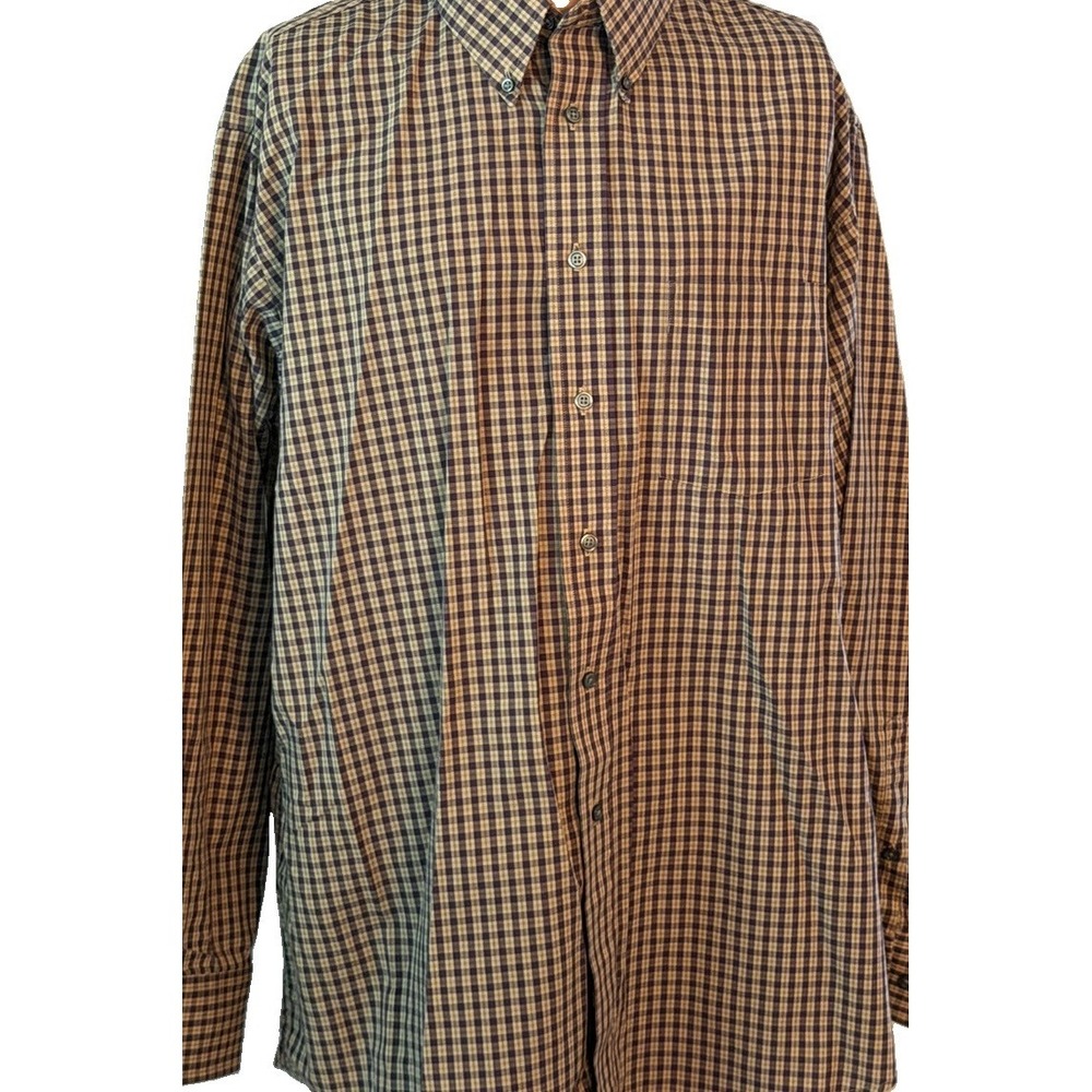 Claybrooke 17 34/35 Men's Multicolored Long Sleeve Button Up Shirt